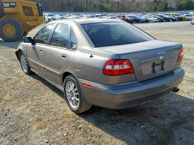 YV1VS27544F052290 - 2004 VOLVO S40 1.9T GRAY photo 3