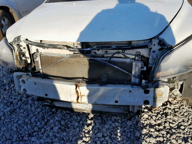 1G1ZH57B484198213 - 2008 CHEVROLET MALIBU 1LT WHITE photo 10