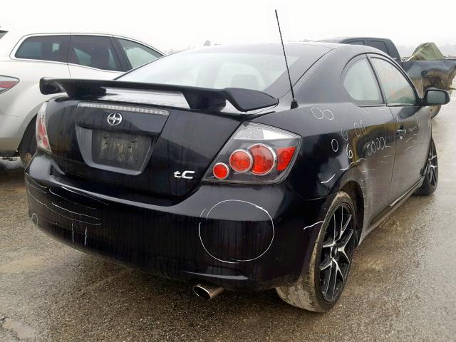 JTKDE167480255560 - 2008 TOYOTA SCION TC შავი ფოტო 4