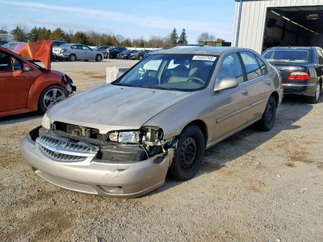 1N4DL01D1YC238689 - 2000 NISSAN ALTIMA XE GOLD photo 2