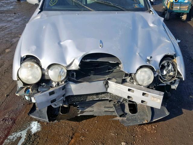 SAJDA01P32GM23547 - 2002 JAGUAR S-TYPE SILVER photo 7