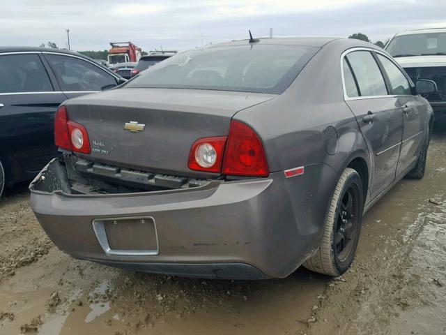 1G1ZB5EB9AF103854 - 2010 CHEVROLET MALIBU LS BROWN photo 4
