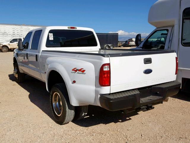 1FTWW33R48EE22940 - 2008 FORD F350 WHITE photo 3