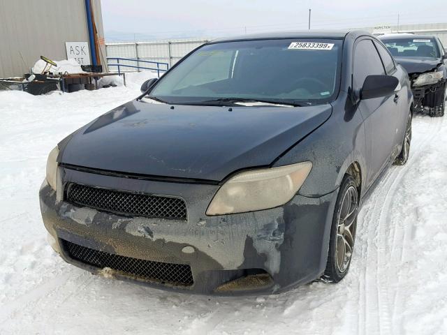 JTKDE177750031001 - 2005 TOYOTA SCION TC BLACK photo 2