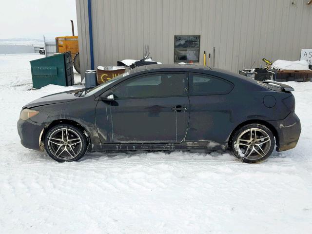 JTKDE177750031001 - 2005 TOYOTA SCION TC BLACK photo 9