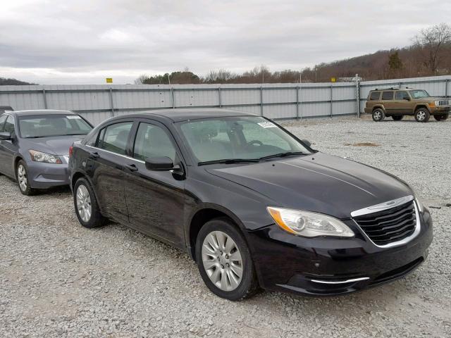 1C3CCBAB5DN622526 - 2013 CHRYSLER 200 LX BLACK photo 1