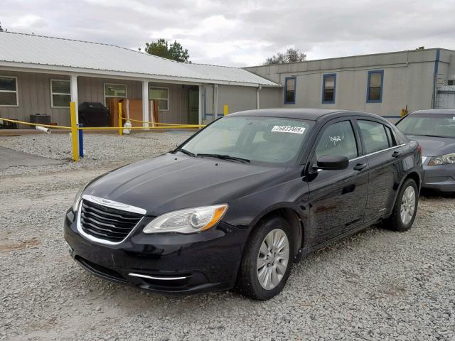 1C3CCBAB5DN622526 - 2013 CHRYSLER 200 LX BLACK photo 2