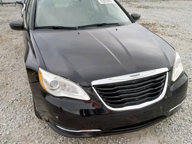 1C3CCBAB5DN622526 - 2013 CHRYSLER 200 LX BLACK photo 9