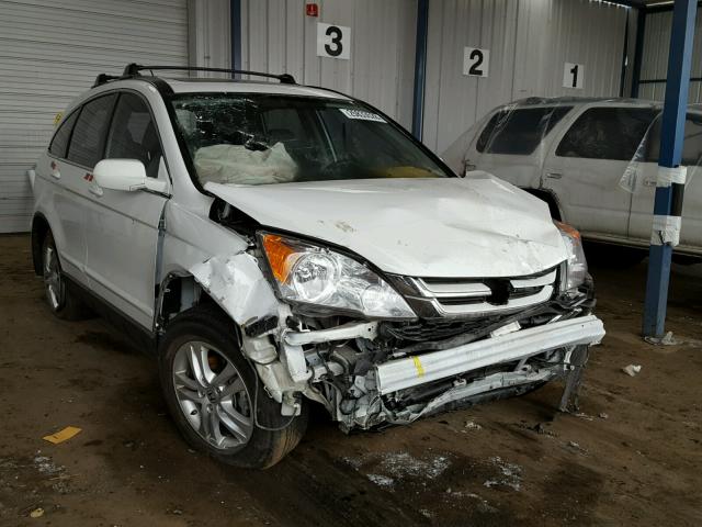 JHLRE4H77BC017786 - 2011 HONDA CR-V EXL WHITE photo 1