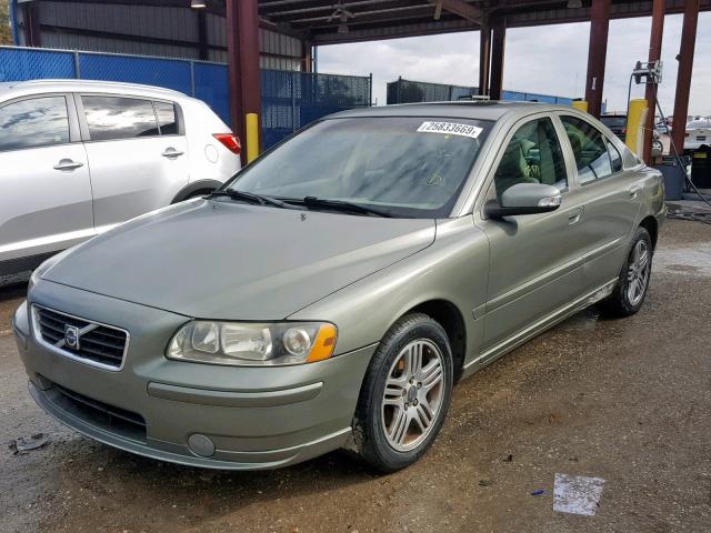 YV1RS592172634476 - 2007 VOLVO S60 2.5T GREEN photo 2