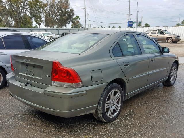 YV1RS592172634476 - 2007 VOLVO S60 2.5T GREEN photo 4