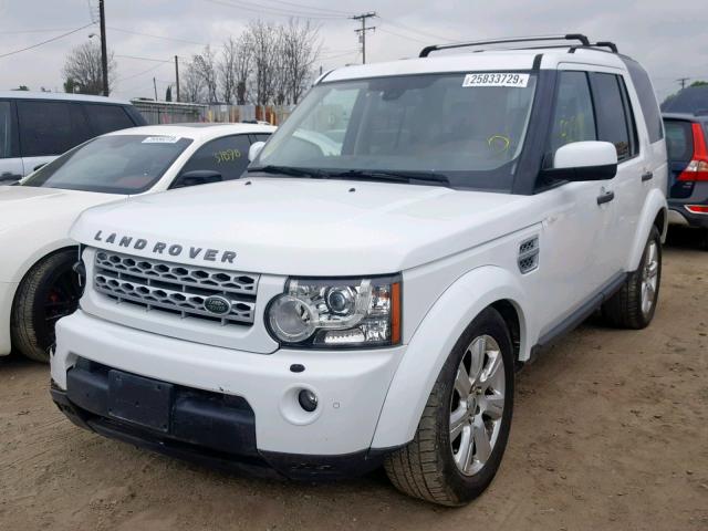 SALAK2D41DA684640 - 2013 LAND ROVER LR4 HSE LU WHITE photo 2