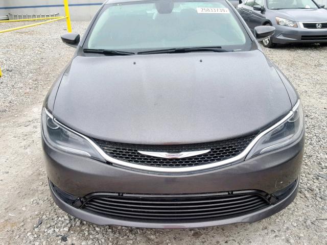 1C3CCCAB6FN721977 - 2015 CHRYSLER 200 LIMITE GRAY photo 9