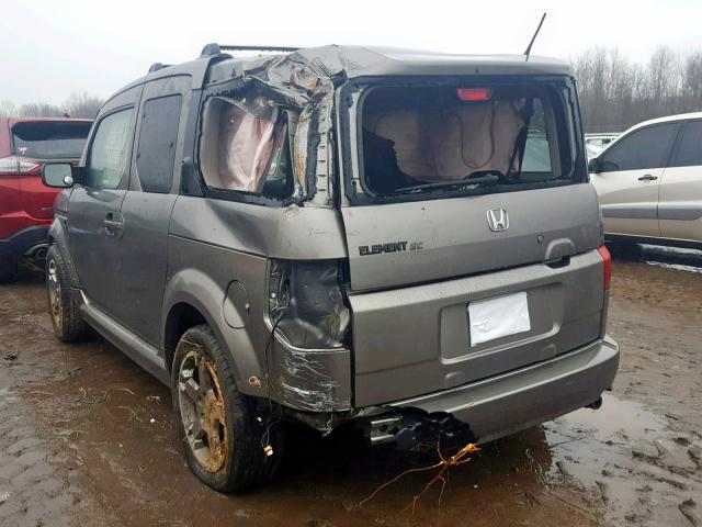 5J6YH18988L003673 - 2008 HONDA ELEMENT SC BROWN photo 3