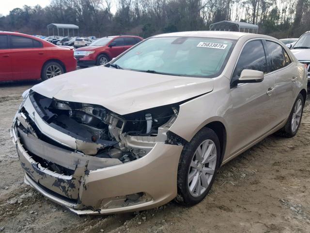 1G11E5SA3DF285829 - 2013 CHEVROLET MALIBU 2LT GOLD photo 2