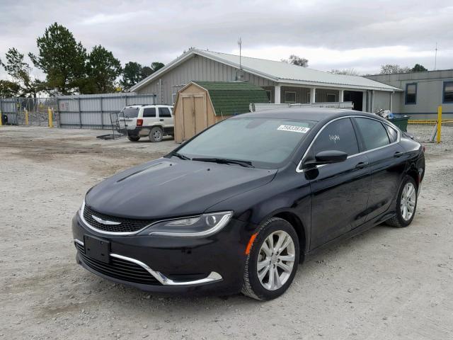 1C3CCCAB3GN112069 - 2016 CHRYSLER 200 LIMITE BLACK photo 2