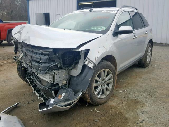 2FMDK3JC5BBB38426 - 2011 FORD EDGE SEL SILVER photo 2