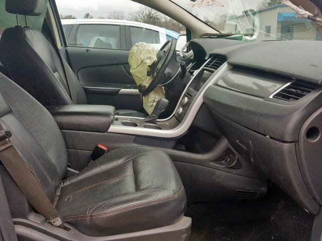 2FMDK3JC5BBB38426 - 2011 FORD EDGE SEL SILVER photo 5