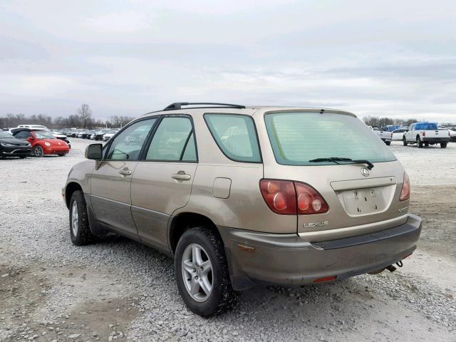 JT6HF10U1Y0118748 - 2000 LEXUS RX 300 GOLD photo 3