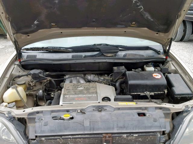 JT6HF10U1Y0118748 - 2000 LEXUS RX 300 GOLD photo 7