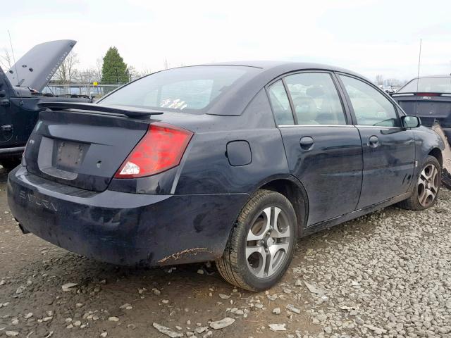 1G8AL54F94Z121256 - 2004 SATURN ION LEVEL BLACK photo 4