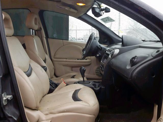 1G8AL54F94Z121256 - 2004 SATURN ION LEVEL BLACK photo 5