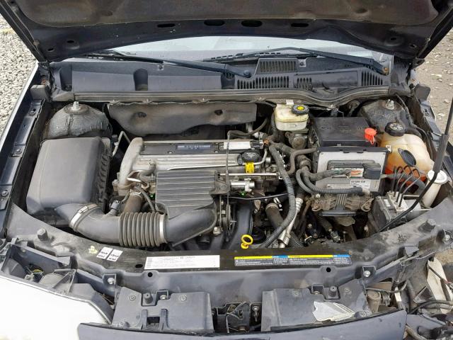 1G8AL54F94Z121256 - 2004 SATURN ION LEVEL BLACK photo 7
