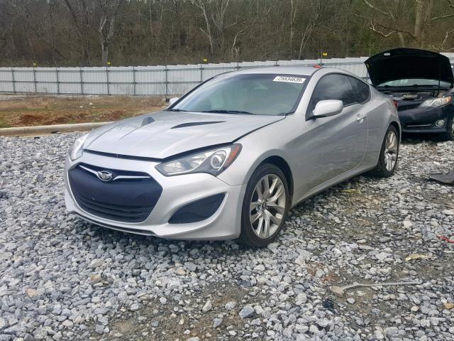 KMHHT6KD1DU096471 - 2013 HYUNDAI GENESIS CO WHITE photo 2