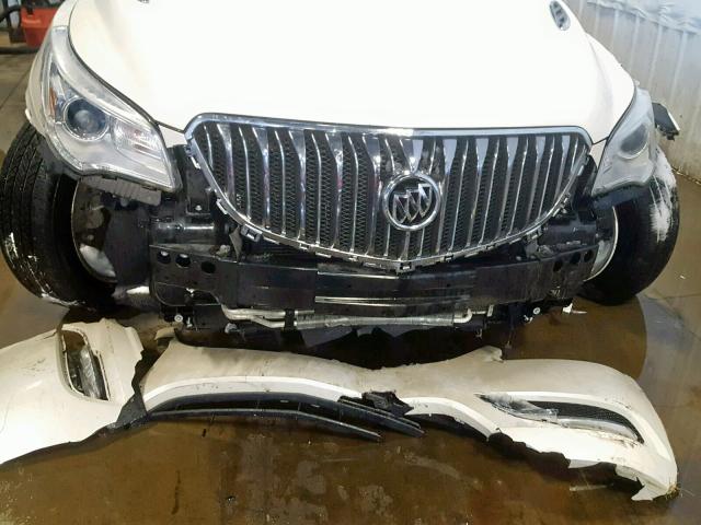 5GAKRCKD3DJ208309 - 2013 BUICK ENCLAVE WHITE photo 9