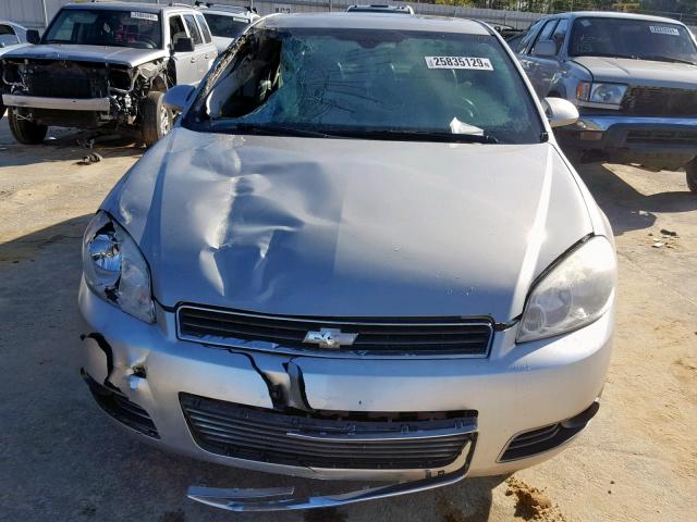 2G1WU583381234779 - 2008 CHEVROLET IMPALA LTZ SILVER photo 9