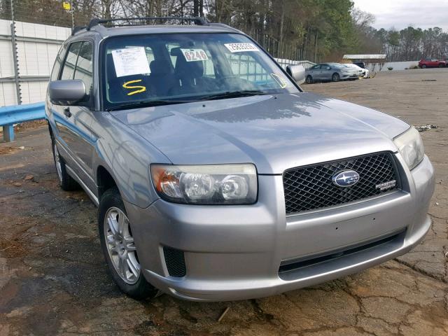 JF1SG66618H721756 - 2008 SUBARU FORESTER S SILVER photo 1