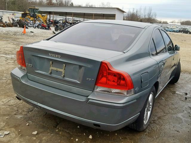 YV1RS592952472450 - 2005 VOLVO S60 2.5T GREEN photo 4