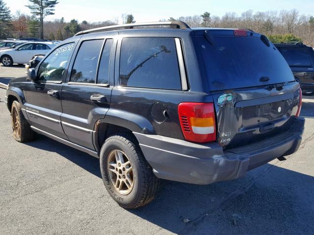 1J4GW48S33C533001 - 2003 JEEP GRAND CHER GRAY photo 3