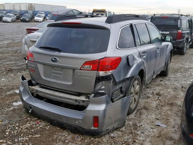 4S4BRJLC0B2380471 - 2011 SUBARU OUTBACK 3. SILVER photo 4