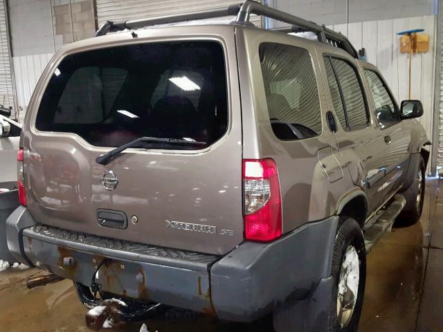 5N1ED28Y93C687803 - 2003 NISSAN XTERRA XE BROWN photo 4