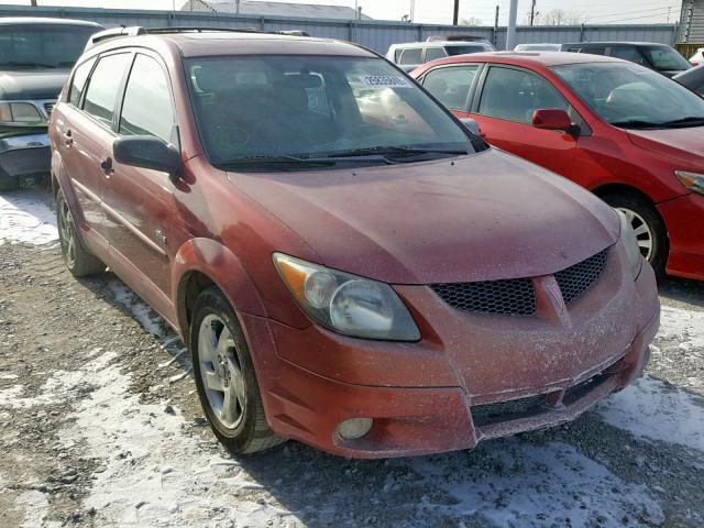 5Y2SL62874Z402220 - 2004 PONTIAC VIBE RED photo 1