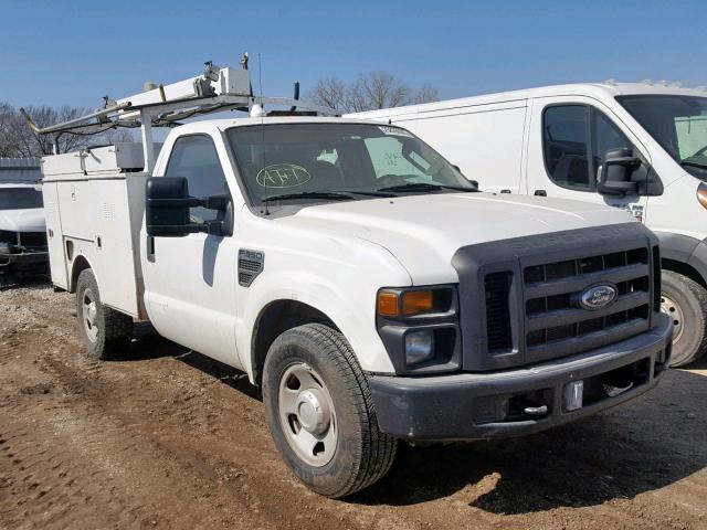 1FD3F30558EE39326 - 2008 FORD F350 SRW S WHITE photo 1