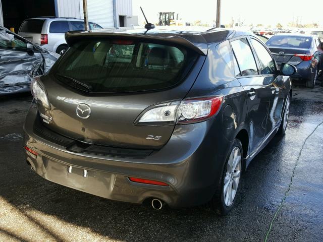 JM1BL1H6XA1217324 - 2010 MAZDA 3 S GRAY photo 4