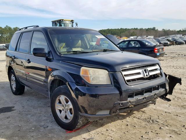 5FNYF28258B019272 - 2008 HONDA PILOT VP BLACK photo 1