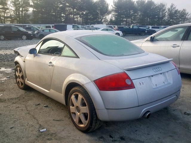 TRUSX28N611048006 - 2001 AUDI TT SILVER photo 3