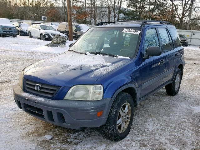 JHLRD1849XC025984 - 1999 HONDA CR-V LX BLUE photo 2