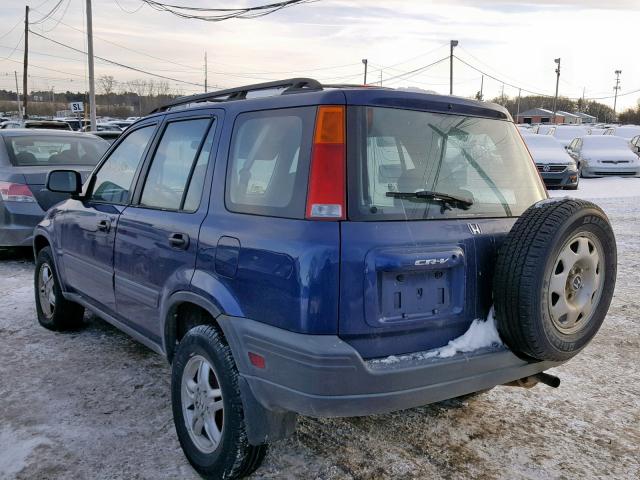 JHLRD1849XC025984 - 1999 HONDA CR-V LX BLUE photo 3