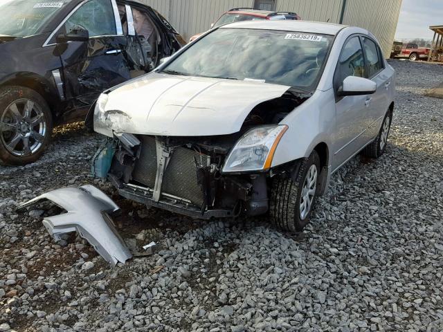 3N1AB6AP4CL782360 - 2012 NISSAN SENTRA 2.0 SILVER photo 2