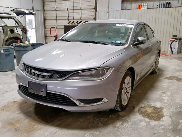 1C3CCCAB9FN504486 - 2015 CHRYSLER 200 LIMITE SILVER photo 2