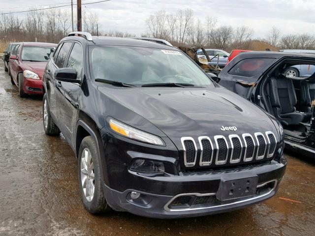 1C4PJMDB0HW593771 - 2017 JEEP CHEROKEE L BLACK photo 1