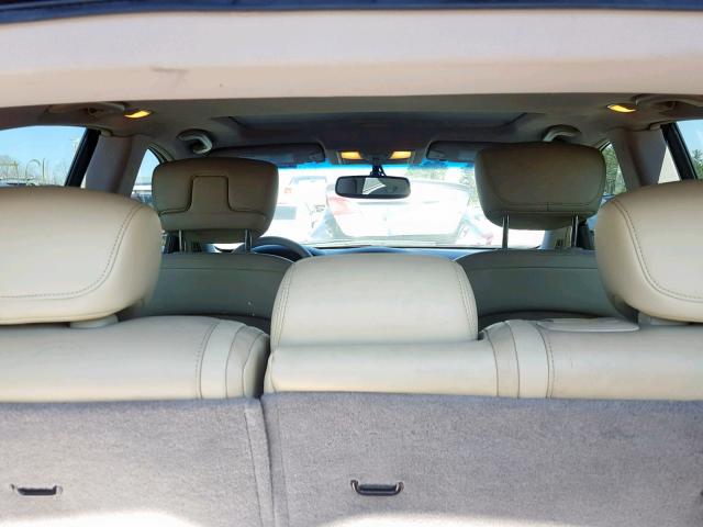 JN1AJ0HP7BM800165 - 2011 INFINITI EX35 BASE BURGUNDY photo 9