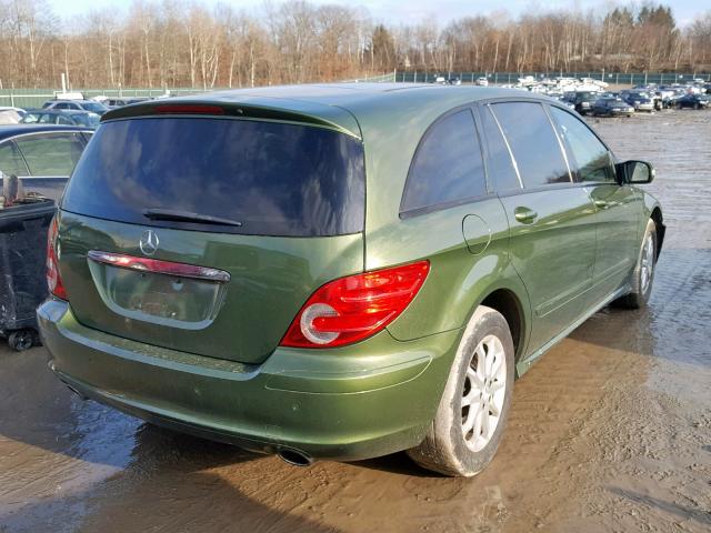 4JGCB65E96A031485 - 2006 MERCEDES-BENZ R 350 GREEN photo 4