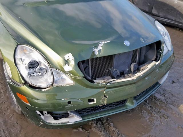 4JGCB65E96A031485 - 2006 MERCEDES-BENZ R 350 GREEN photo 9