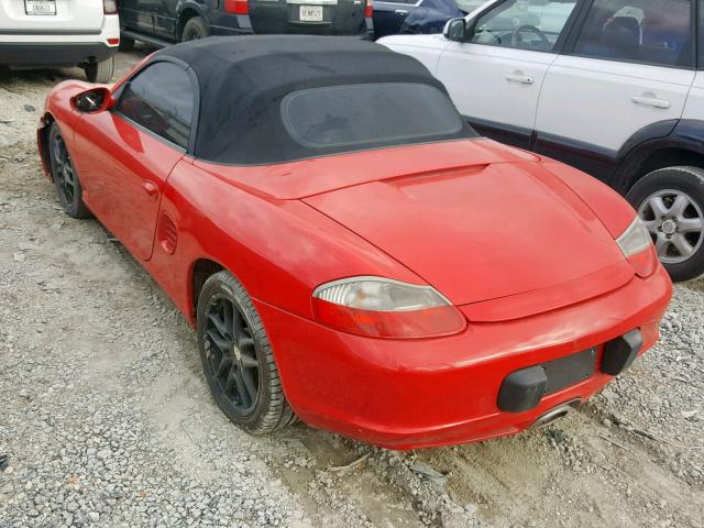 WP0CA29854U621229 - 2004 PORSCHE BOXSTER RED photo 3