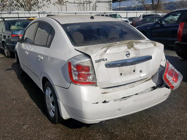 3N1AB6AP5AL723721 - 2010 NISSAN SENTRA 2.0 WHITE photo 3